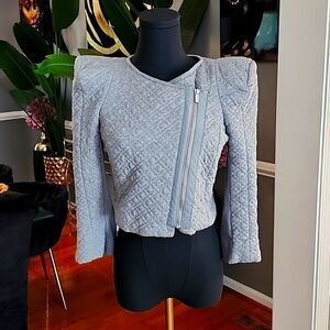 Bcbgmaxazria cropped jacket sz xs